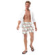 Recycelte Badehose mit Allover-Druck – Bild 3