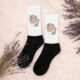 Socken mit seitlichem Druck