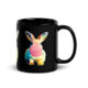 Schwarze glänzende Tasse