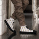 High-Top Leinenschuhe für Herren