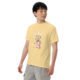 Schweres textilgefärbtes Unisex-T-Shirt