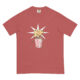 Schweres textilgefärbtes Unisex-T-Shirt – Bild 28