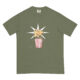 Schweres textilgefärbtes Unisex-T-Shirt – Bild 34