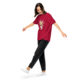 Schweres textilgefärbtes Unisex-T-Shirt – Bild 3