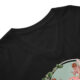 Kurzärmeliges Unisex-T-Shirt mit V-Ausschnitt