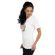 Kurzärmeliges Unisex-T-Shirt mit V-Ausschnitt – Bild 12