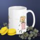 Weiße, glänzende Tasse – Bild 3